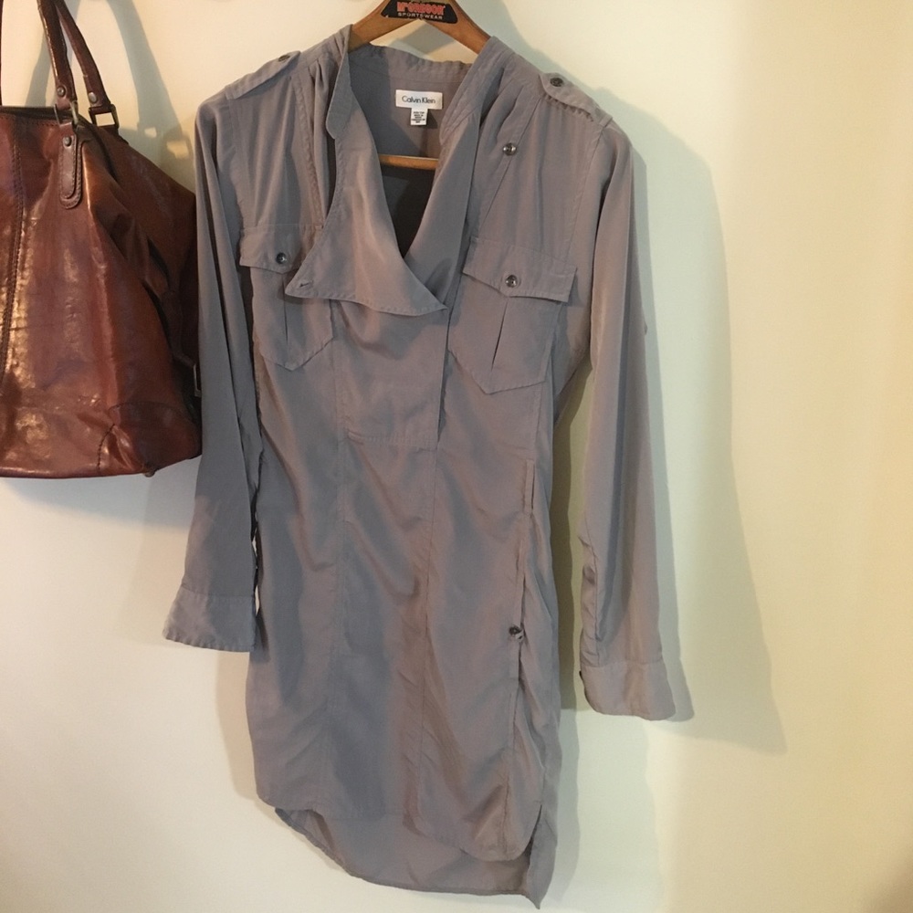 Calvin Klein Taupe Dress